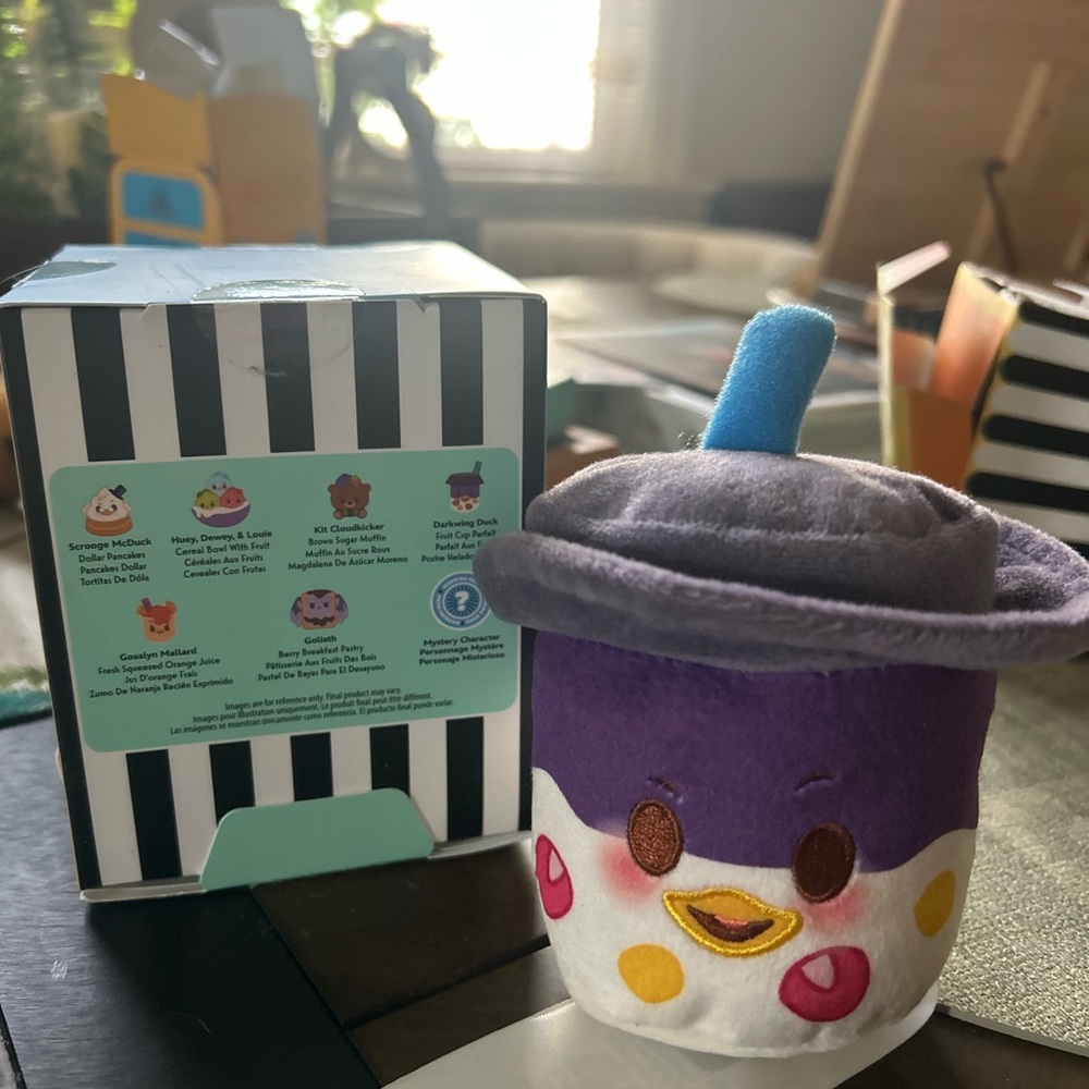 Disney Munchlings Morning Menu Scented Darkwing Duck Fruit cup plush